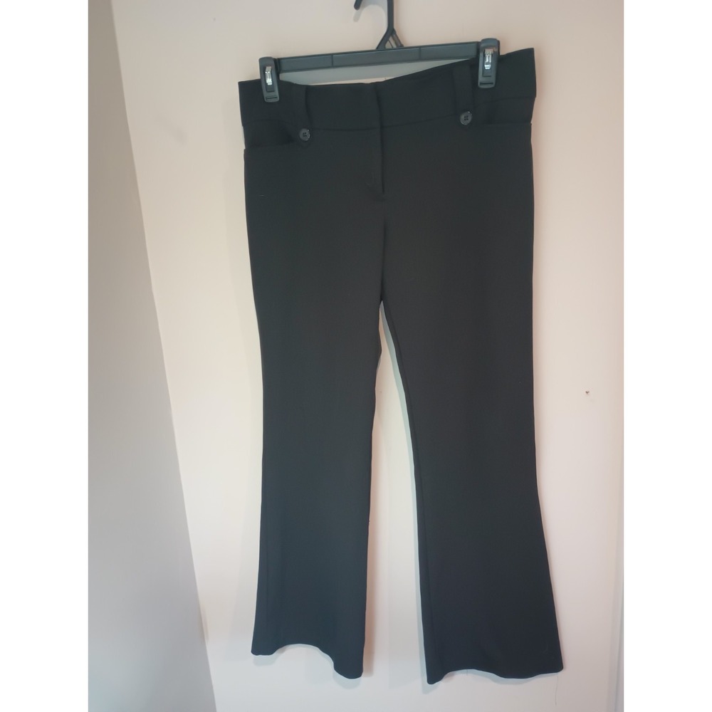Joe Benbasset Womens Size 11 Black Flare Wide Leg Dress Pants Stretch Work Wear
